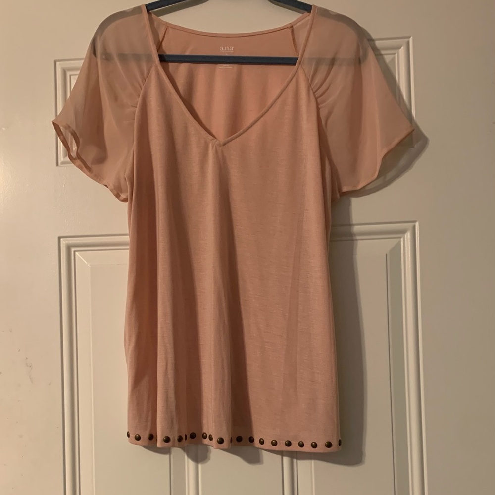 Nice peach blouse